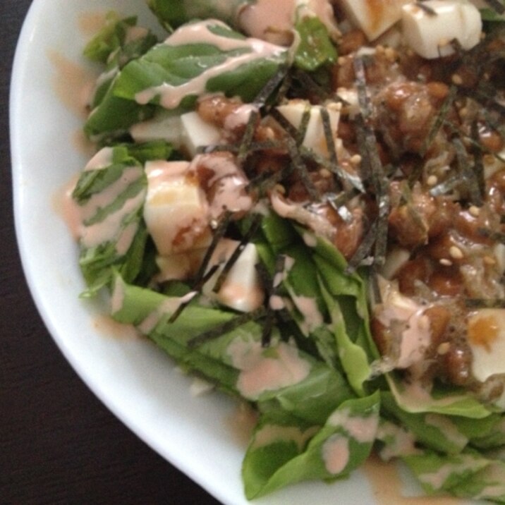 トロトロ☆豆腐納豆サラダ